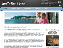 Tablet Screenshot of bonitabeachtravel.com